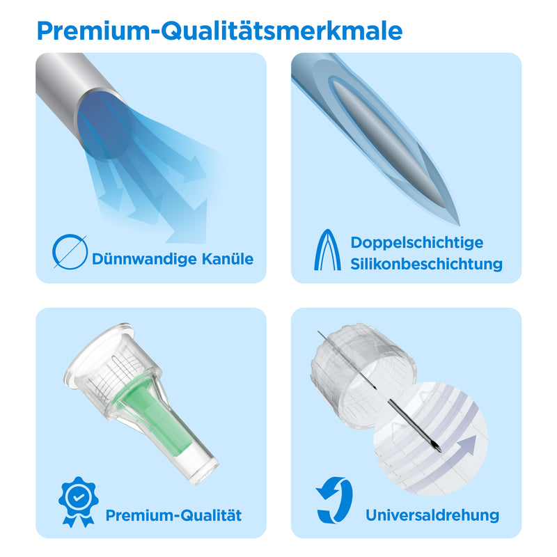 FORA Pen Nadeln 31G 5mm / 100 Stück