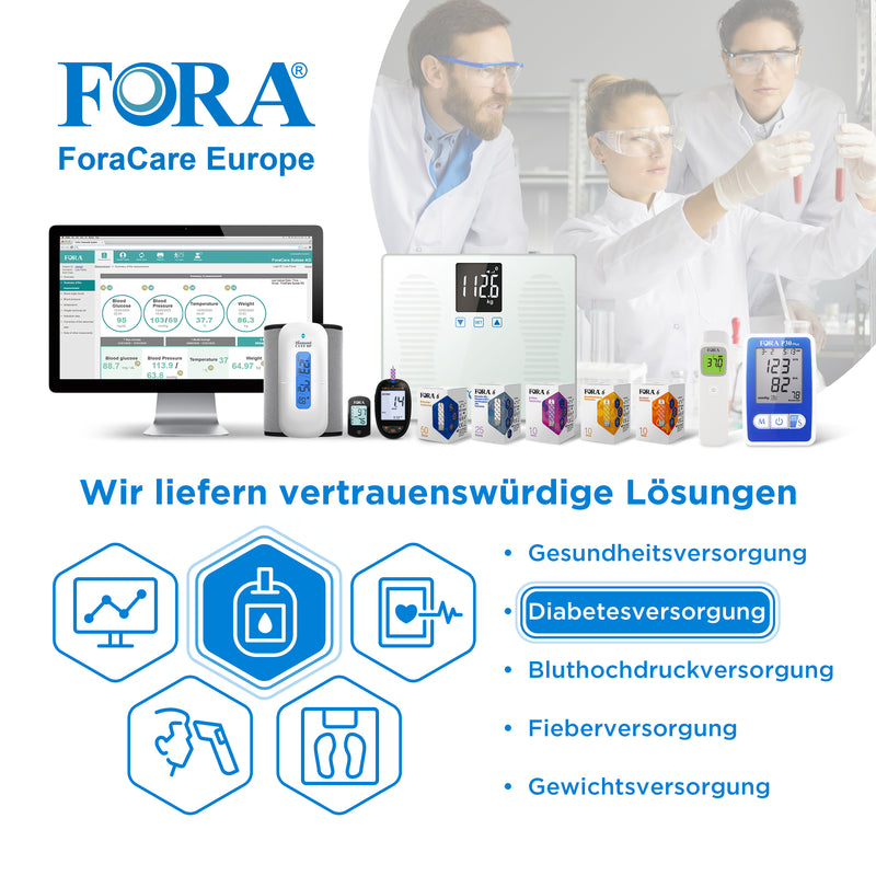 FORA Pen Nadeln 31G 5mm / 100 Stück