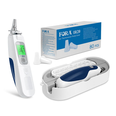 FORA IR20b – medizinisches Ohrthermometer + GRATIS Hygiene Caps