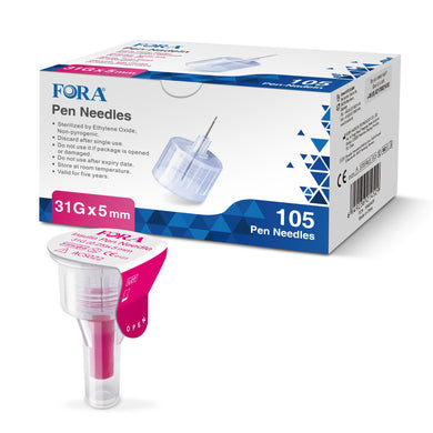FORA Pen Nadeln 31G 5mm / 105 stück