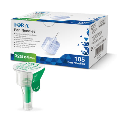 FORA Pen Nadeln 32G 4mm / 105 stück
