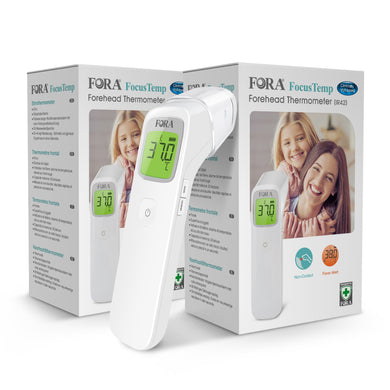 DOPPELPACK: 2x FORA IR42 Infrarot Stirnthermometer