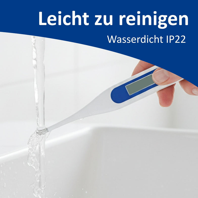 GEON MT-B162 Fieberthermometer digital, ca. 60 Sek., starre Spitze, Blau