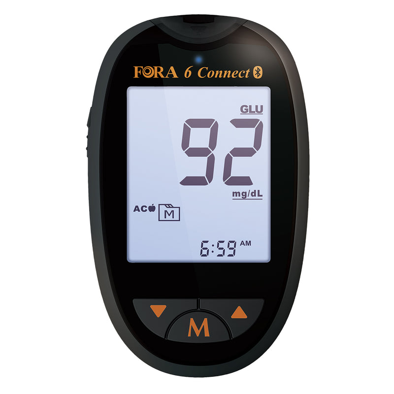 Diabetes-All-in-1 SET: FORA Connect + BG + 1-in-3 + KB