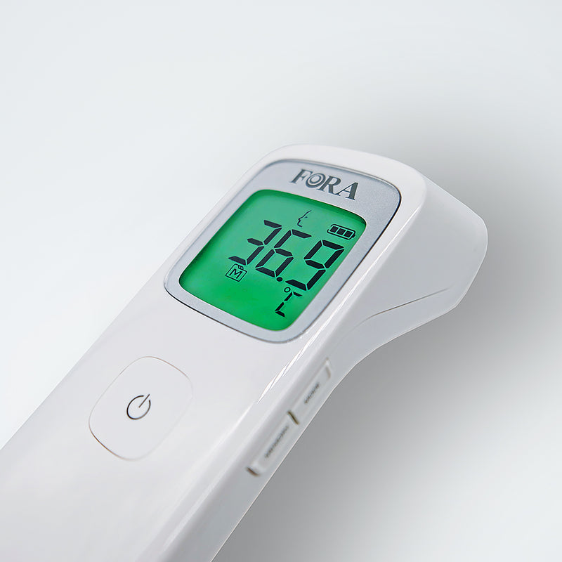 FIEBER UND BLUTDRUCK MESSEN: FORA IR42 + Diamond Cuff BP